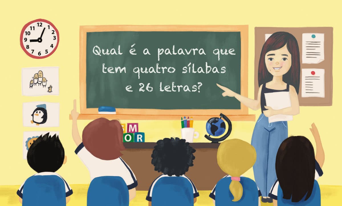 Ilustração para "Alfabeto"