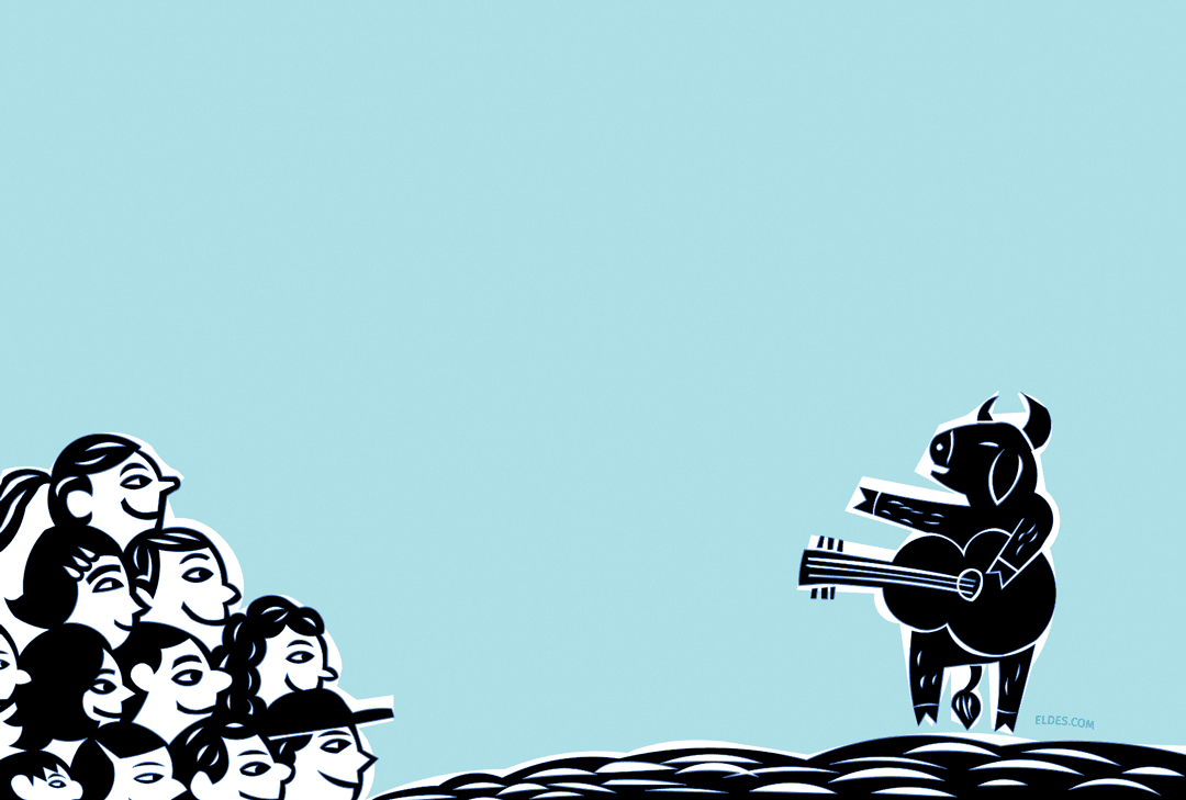 Ilustração da estrofe de apresentação
