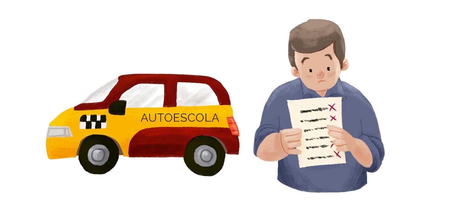 Ilustração de "Auto-escola"