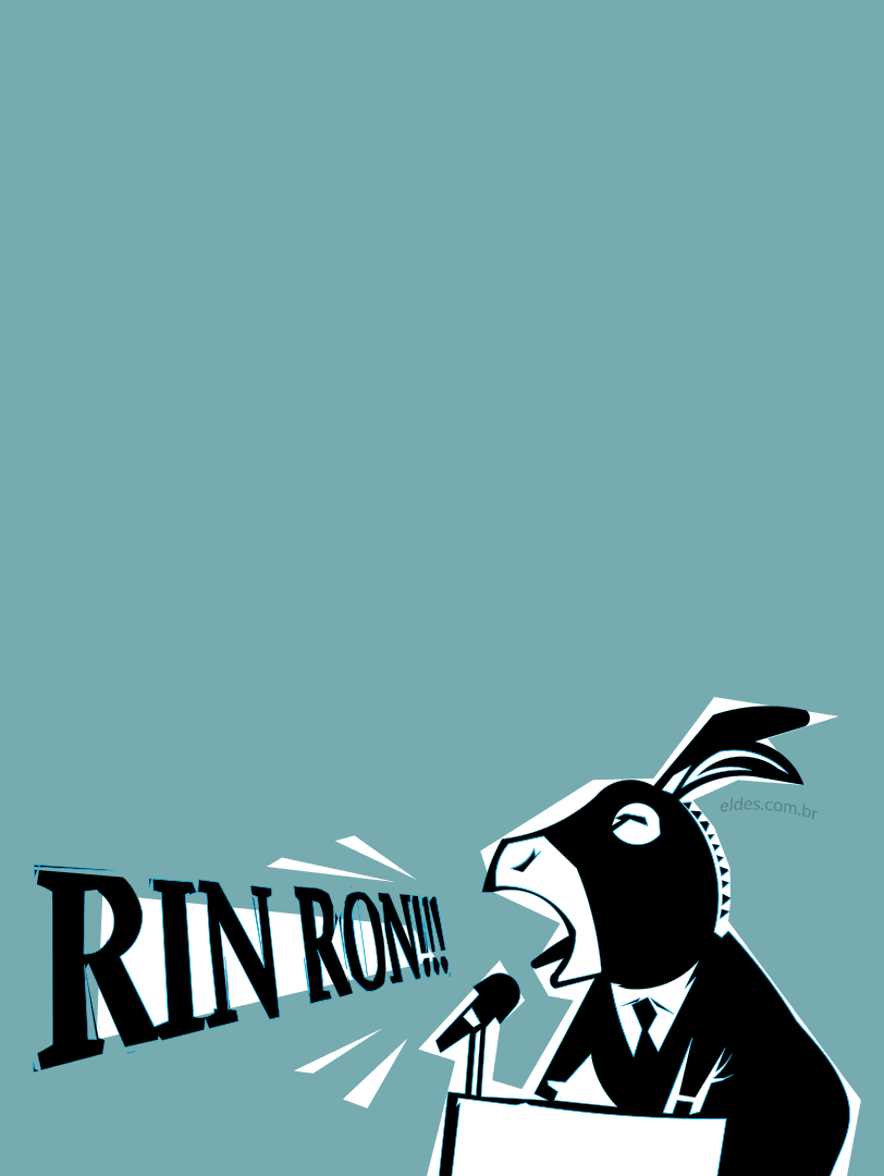 Ilustração da estrofe do burro
