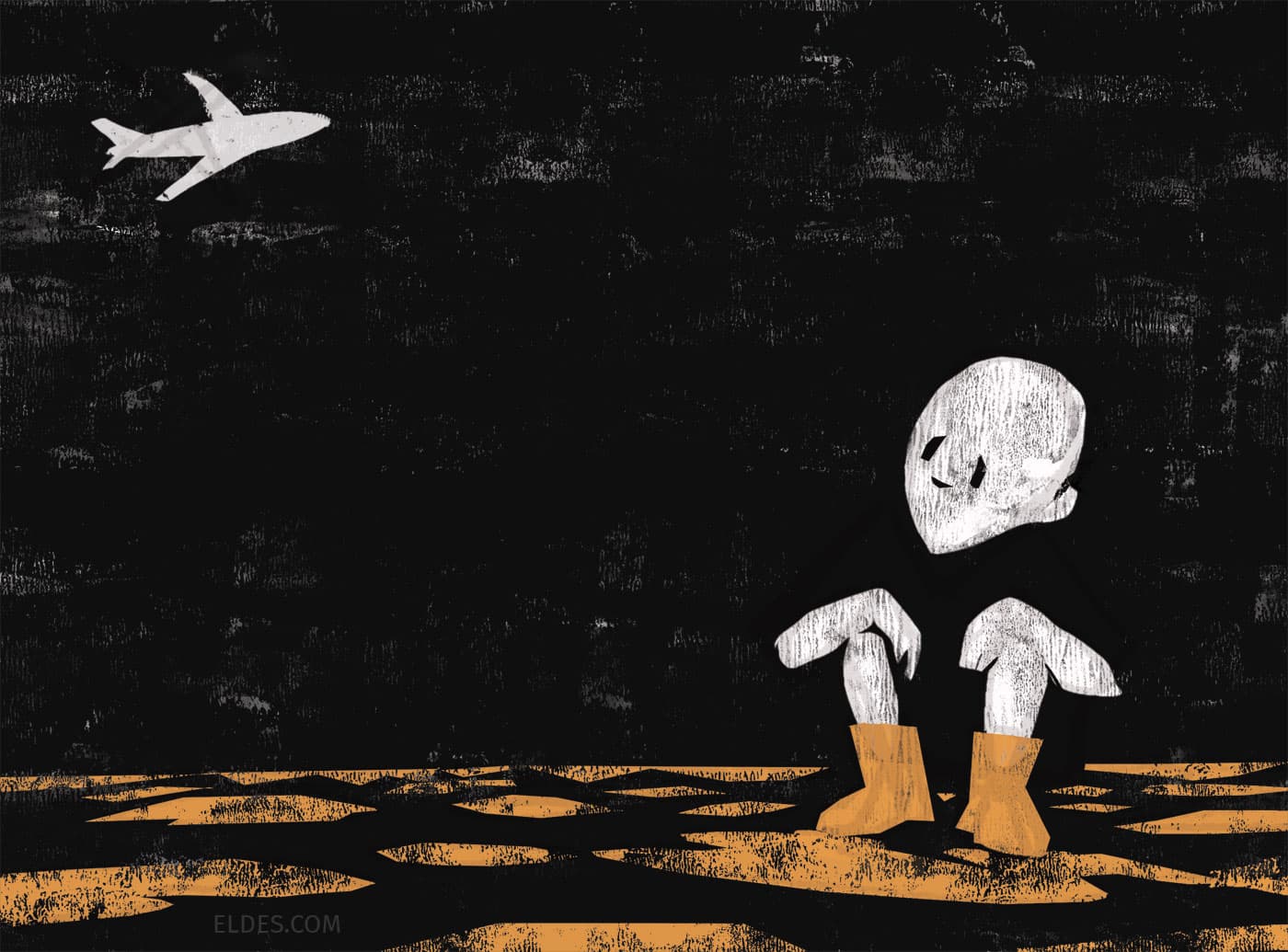 Ilustração para "CHOOOooo...ro esperança"