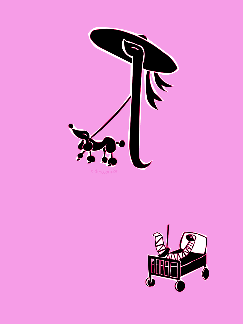 Ilustração da estrofe da cobra