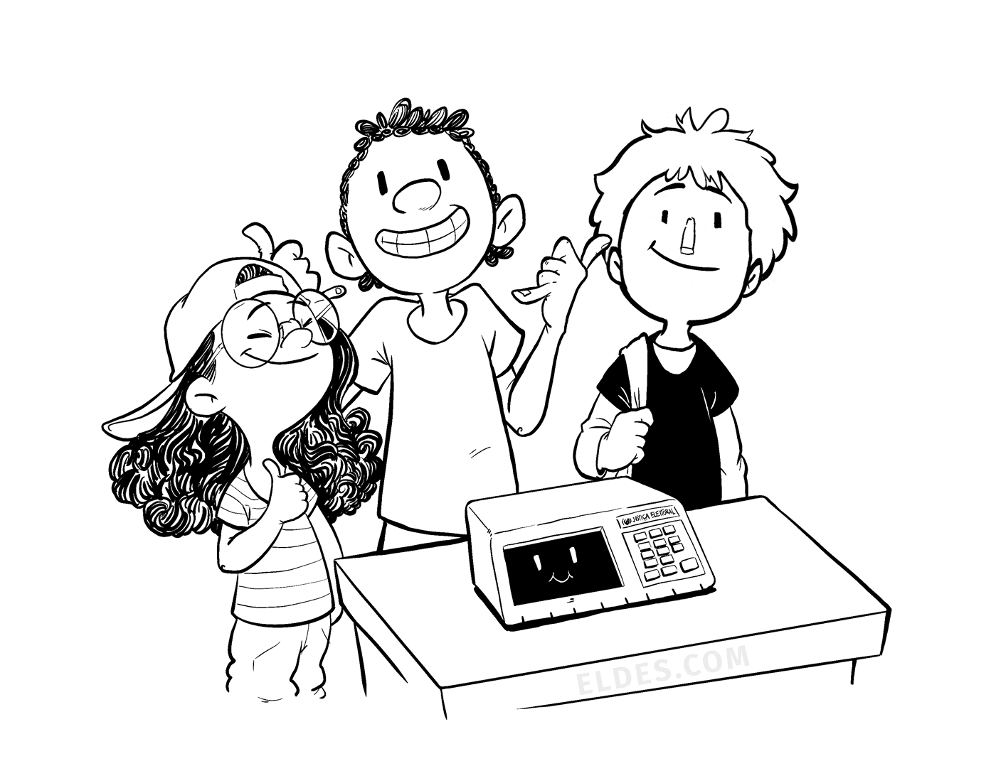 Ilustração final da cena 11