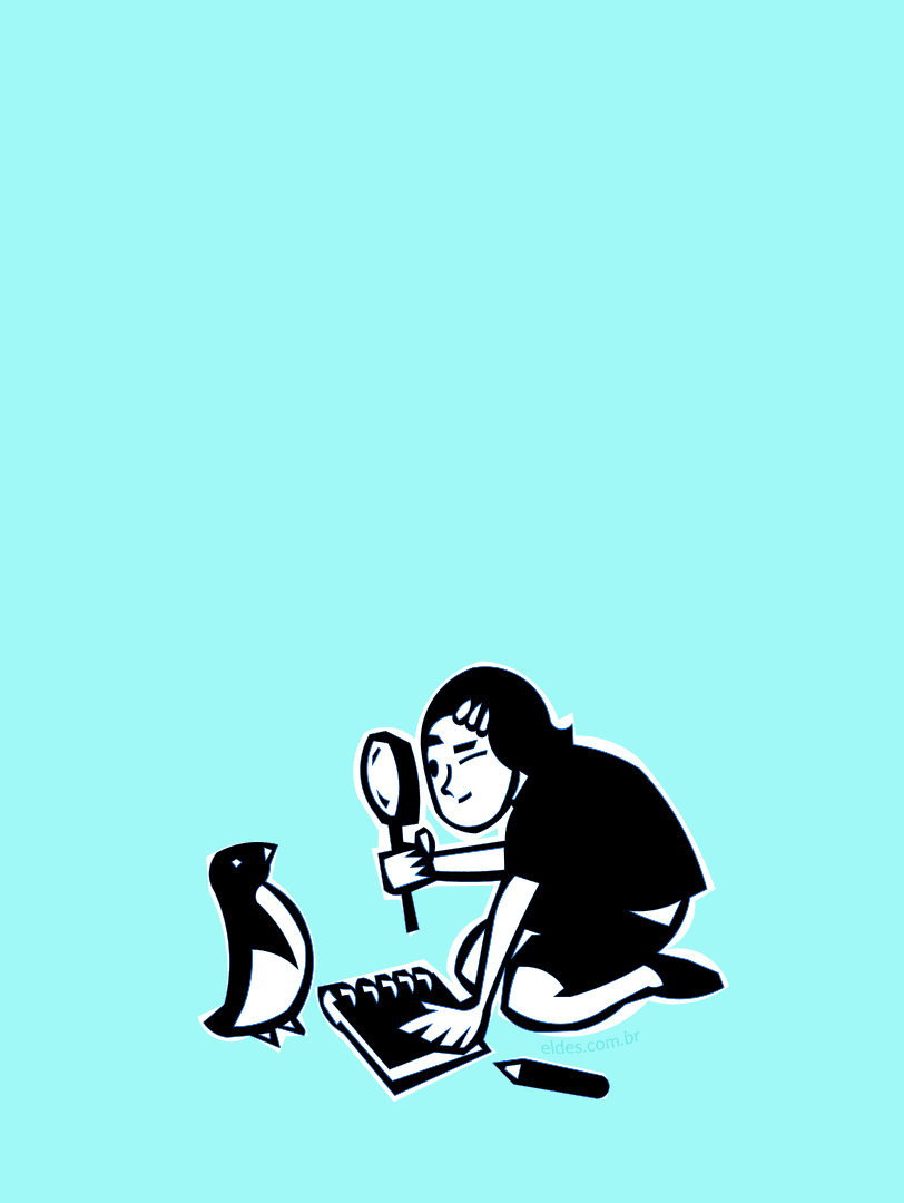 Ilustração da estrofe do leitor