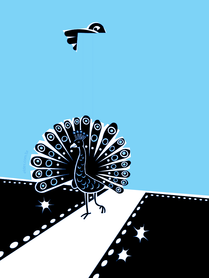 Ilustração da estrofe do pavão