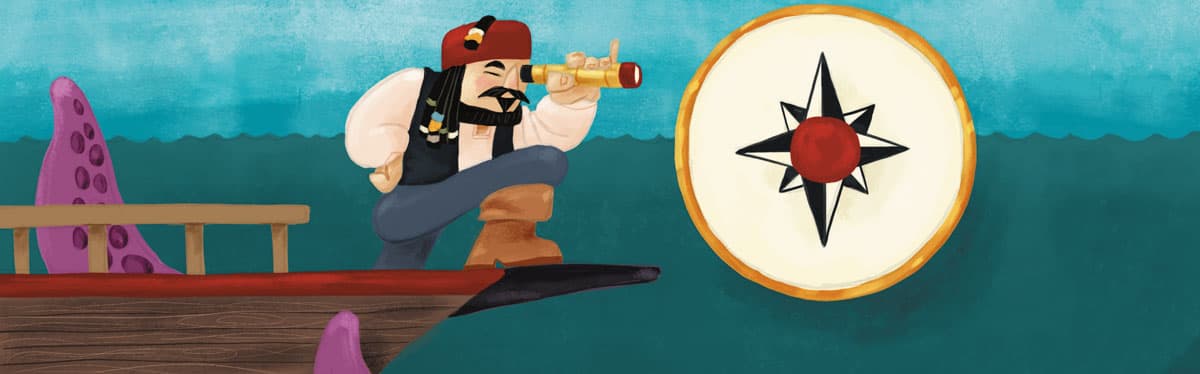 Ilustração para "Pontos cardeais"