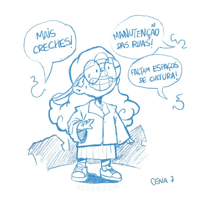 Rascunho da cena 7