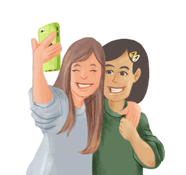Ilustração de "Selfie"