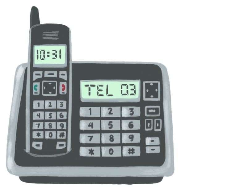 Ilustração de "Telefone"