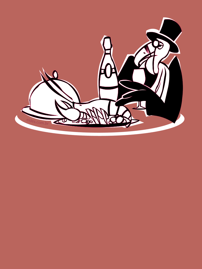 Ilustração da estrofe do urubu